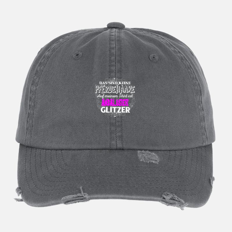 ANDALUSIER - Glitzer - Flexfit Vintage Destroyed Cap - Dunkelgrau