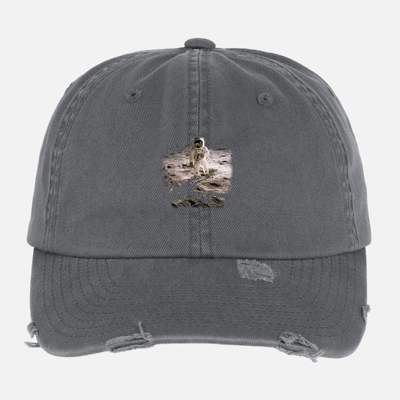 Man in the Moon Flexfit Vintage Destroyed Cap