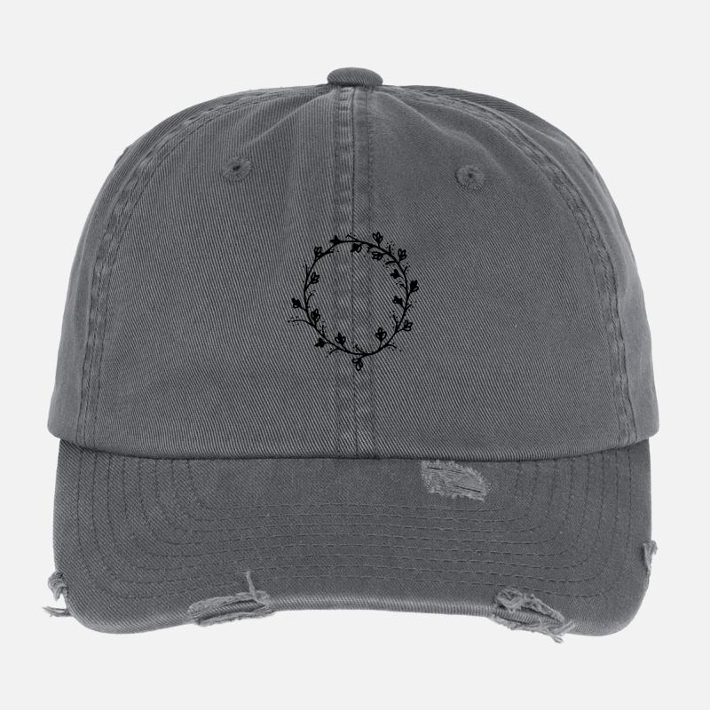 Blüten,blattkranz, Flexfit Vintage Destroyed Cap