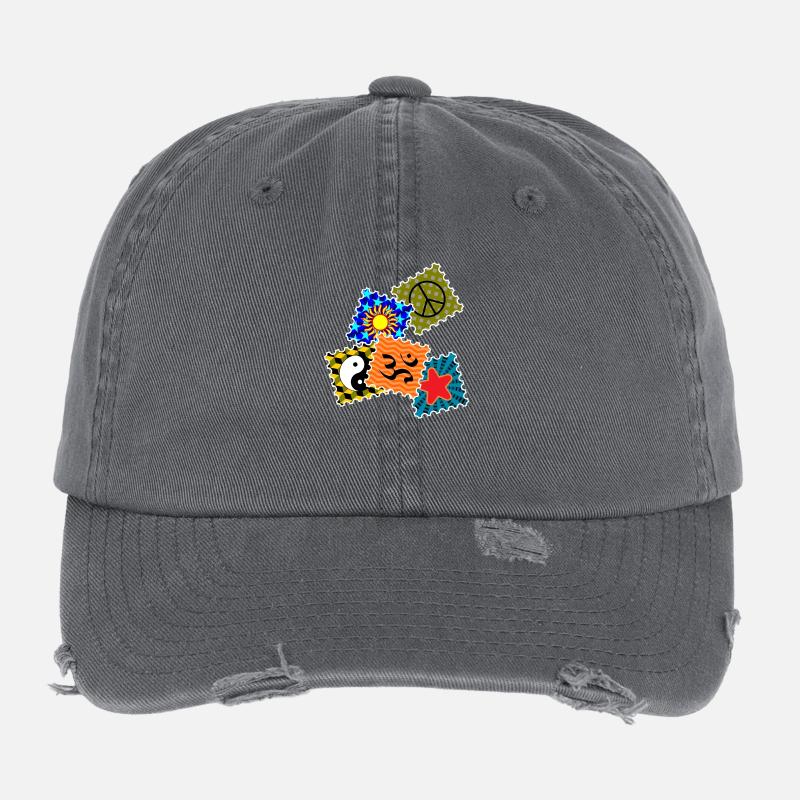 LSD Blotter__N002 Flexfit Vintage Destroyed Cap