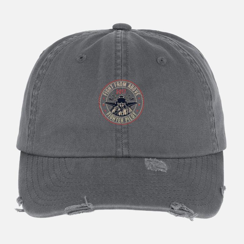 Combats d’Above Casquette vintage effet usé Flexfit