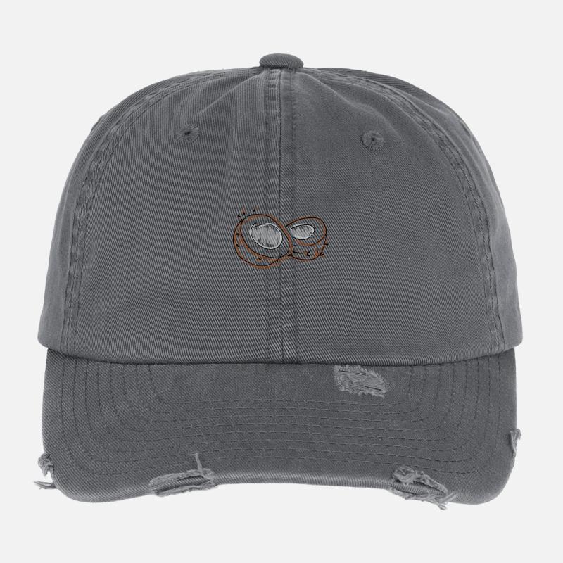 coconut Flexfit Vintage Destroyed Cap