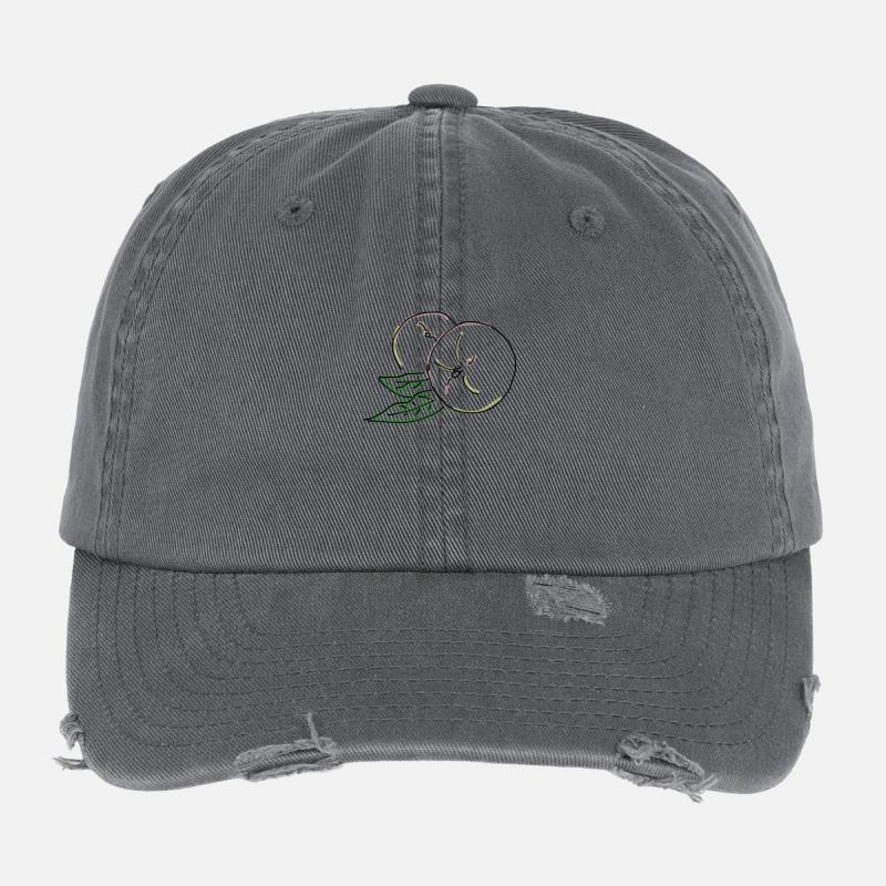 Pfirsich Flexfit Vintage Destroyed Cap