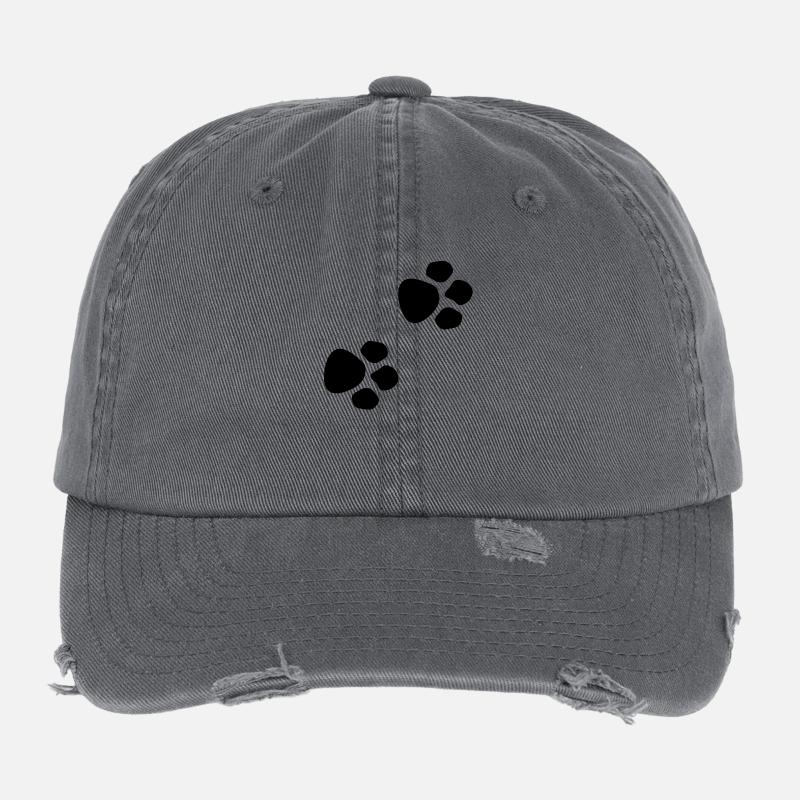 Paws Flexfit Vintage Destroyed Cap