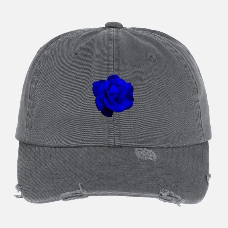 Blue Rose Flexfit Vintage Destroyed Cap
