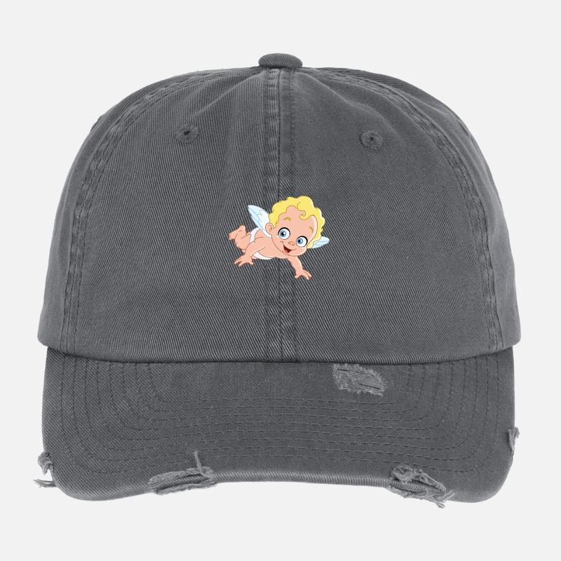 ange Casquette vintage effet usé Flexfit