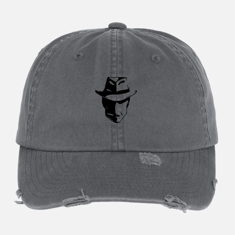 Gangster Casquette vintage effet usé Flexfit