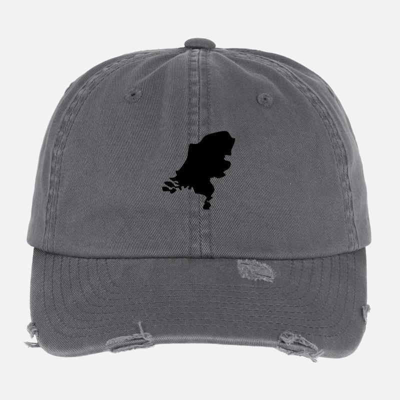 Netherlands Flexfit Vintage Destroyed Cap