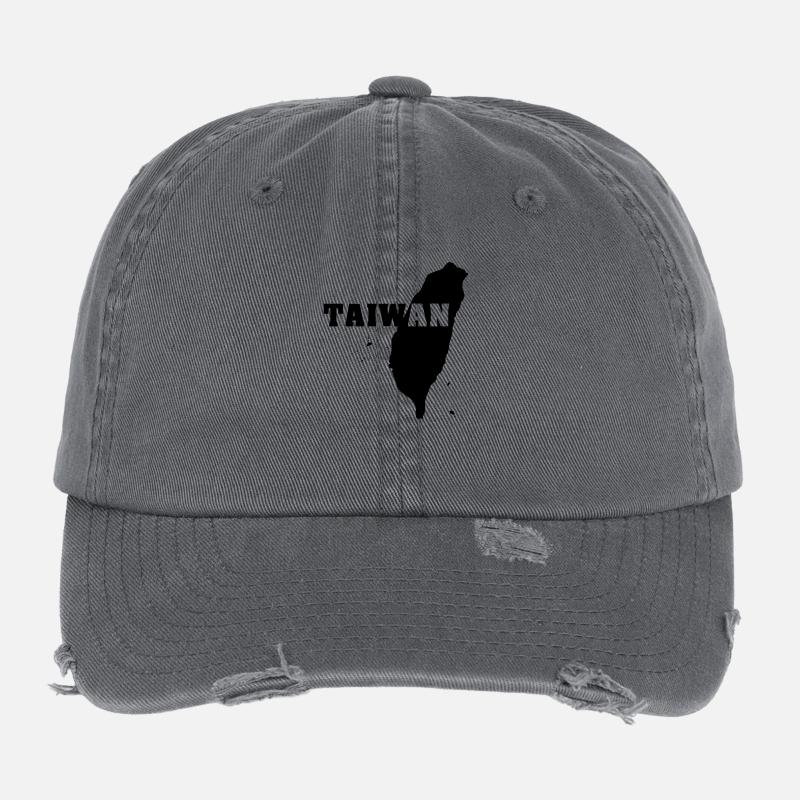 Taiwan (ID: 002004) Flexfit Vintage Destroyed Cap
