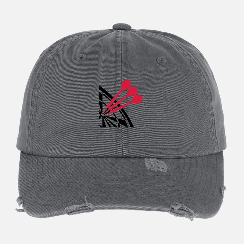 Dart Sport Design Flexfit Vintage Destroyed Cap