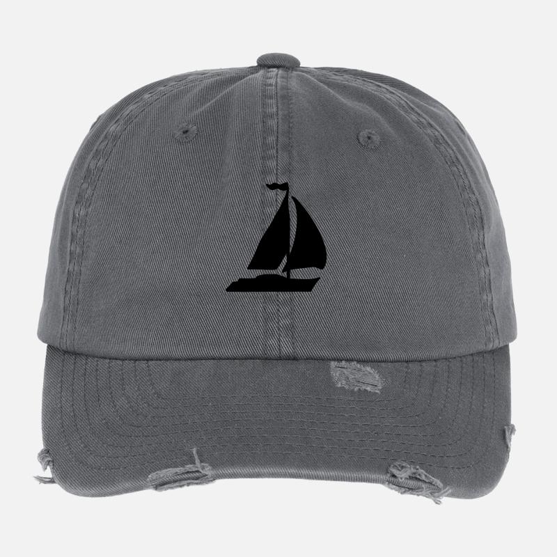 segelboot Flexfit Vintage Destroyed Cap
