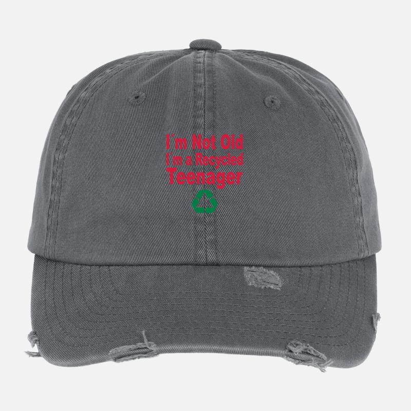 not old Flexfit Vintage Destroyed Cap