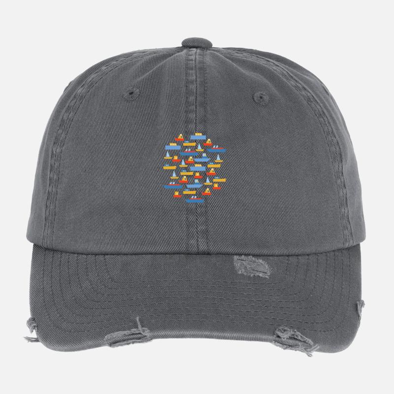 Bateaux Casquette vintage effet usé Flexfit