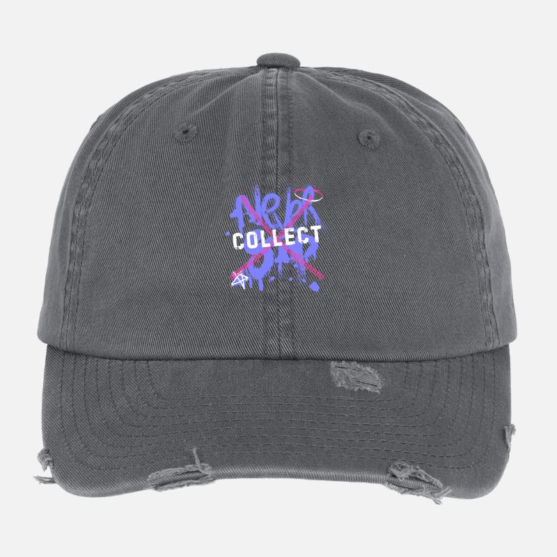 Never stop Flexfit Vintage Destroyed Cap