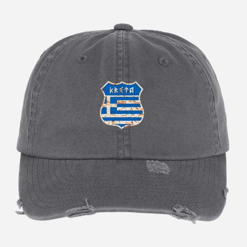 Crète Casquette vintage effet usé Flexfit