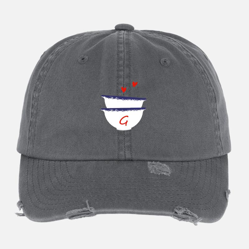 Letter G Breton Bowls Flexfit Vintage Destroyed Cap