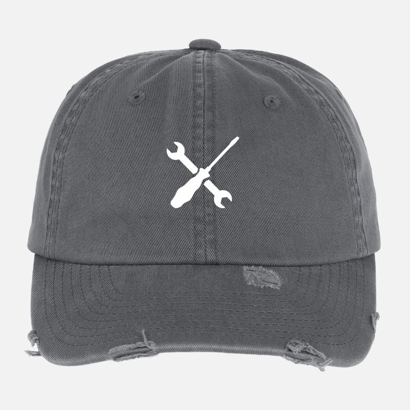 Clé Tournevis Casquette vintage effet usé Flexfit