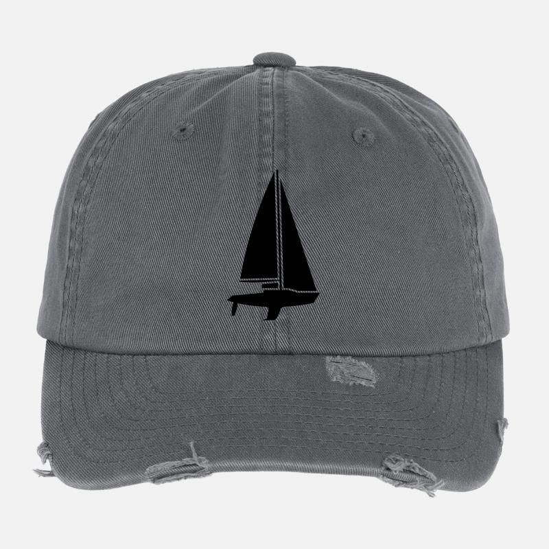 Segelschiff Flexfit Vintage Destroyed Cap
