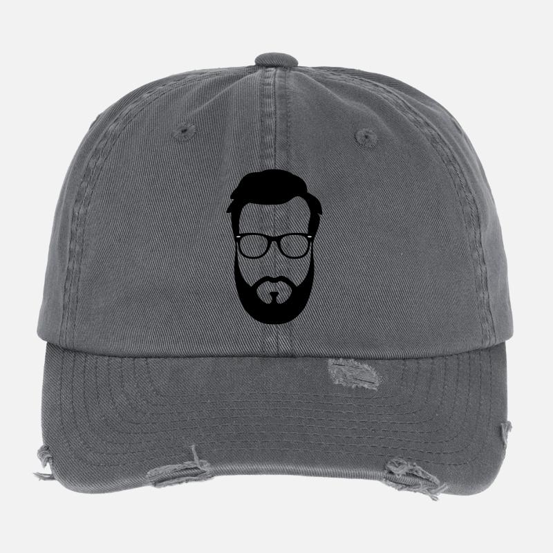 Hipster #2 Flexfit Vintage Destroyed Cap