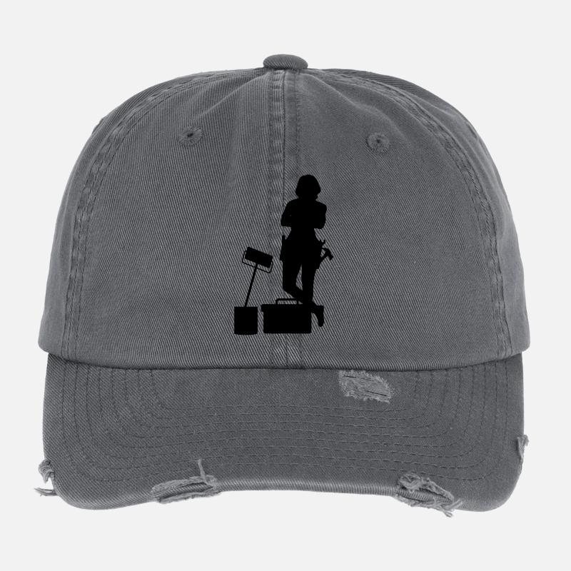 2541614 128190639 do-it-yourselfers Flexfit Vintage Destroyed Cap