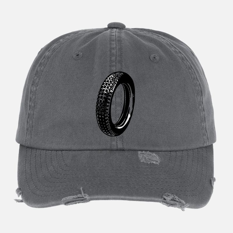 2farbig Tire Casquette vintage effet usé Flexfit