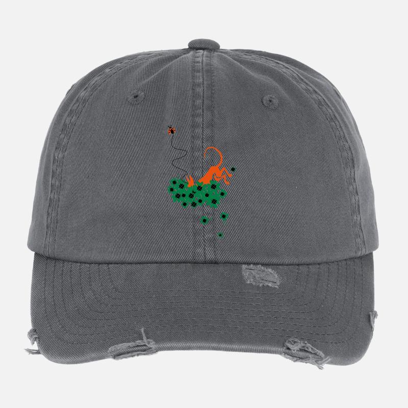 glucksbringer Flexfit Vintage Destroyed Cap