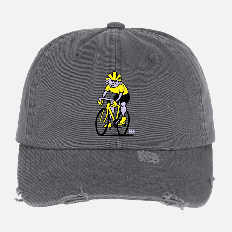 Cycliste - Cyclisme Casquette vintage effet usé Flexfit