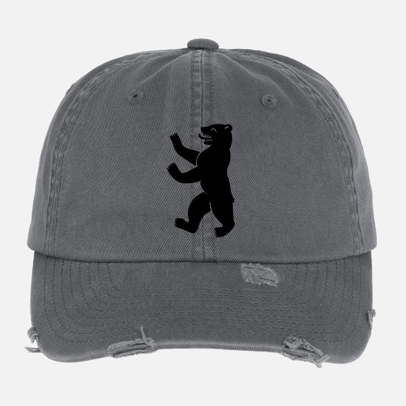 berliner_baer Flexfit Vintage Destroyed Cap