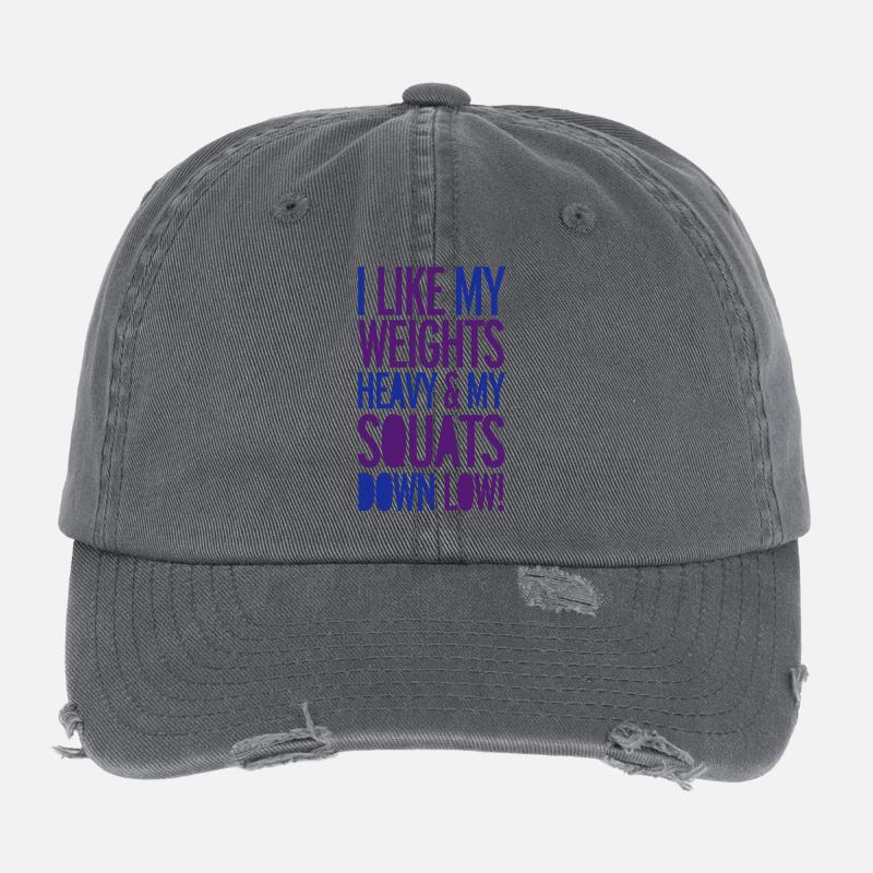 Squat Flexfit Vintage Destroyed Cap