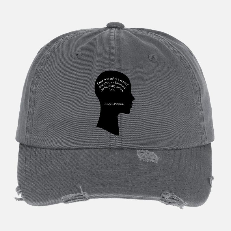 der_kopf_ist Flexfit Vintage Destroyed Cap