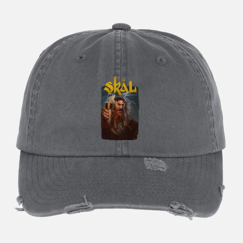 skal Flexfit Vintage Destroyed Cap