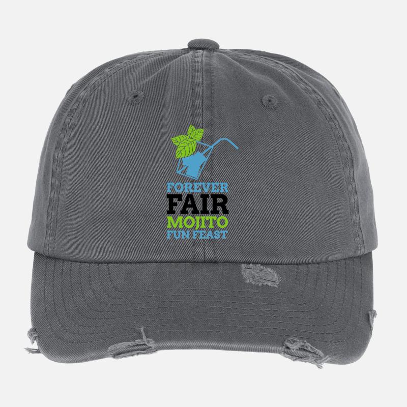 Forever Mojito Feast Flexfit Vintage Destroyed Cap