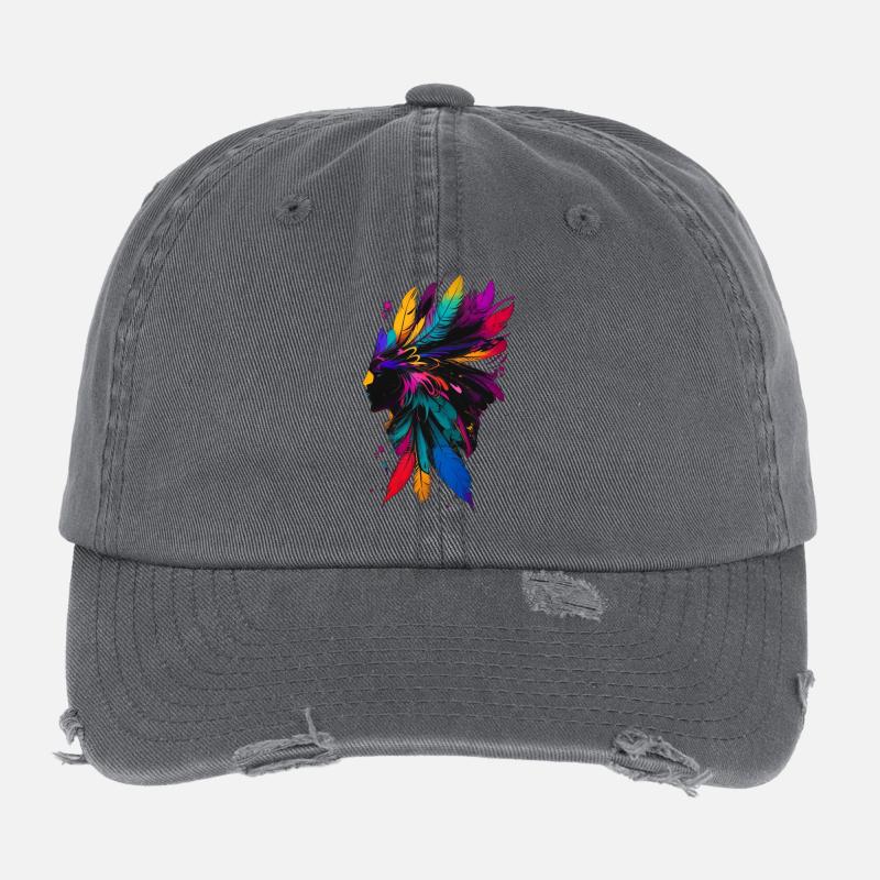 Shaman Flexfit Vintage Destroyed Cap