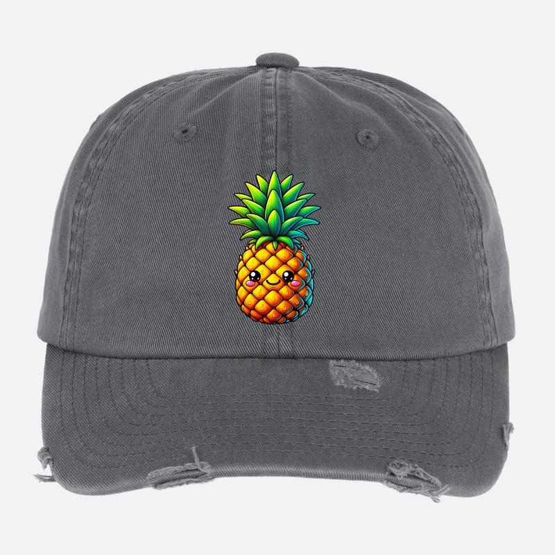 Pineapple Flexfit Vintage Destroyed Cap