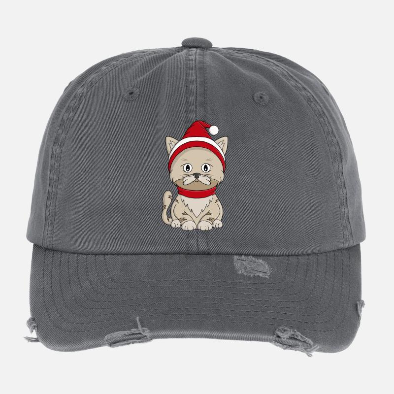 Winter Kitty Flexfit Vintage Destroyed Cap