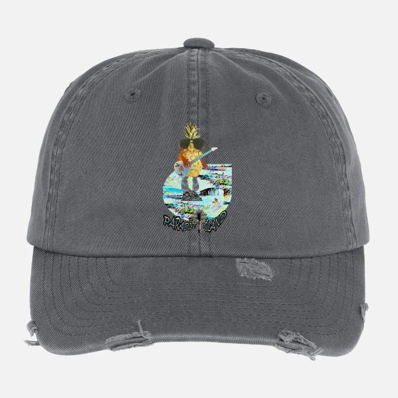 Îles Canaries - Rythme chaud sur l’île du paradis Casquette vintage effet usé Flexfit