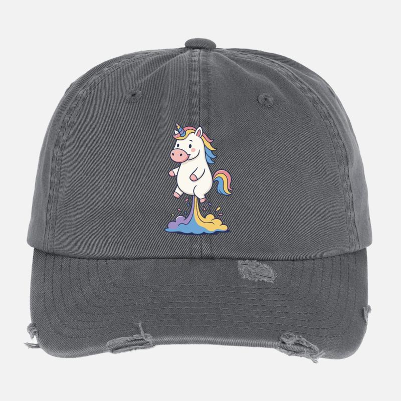 Einhorn Flexfit Vintage Destroyed Cap
