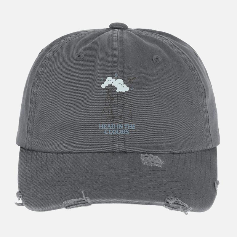 Head in the Clouds Flexfit Vintage Destroyed Cap