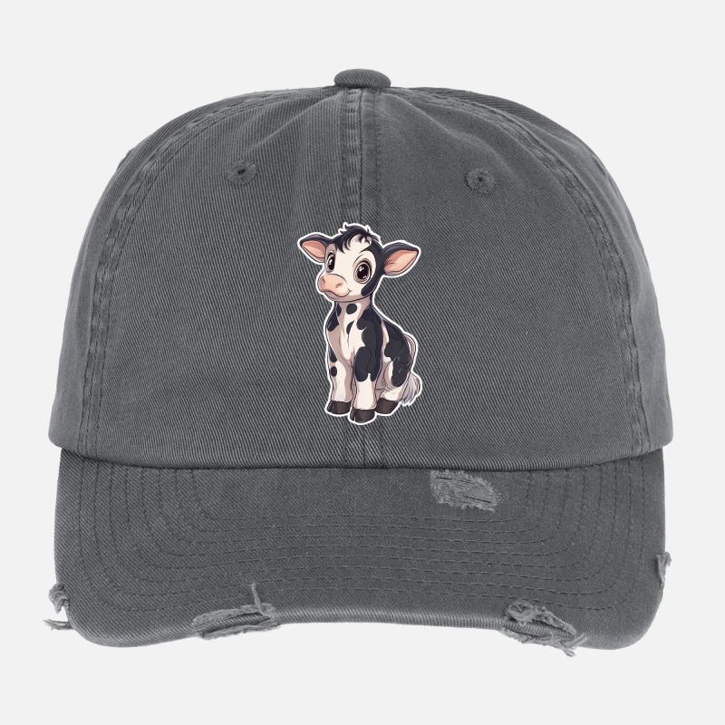 Cow Flexfit Vintage Destroyed Cap