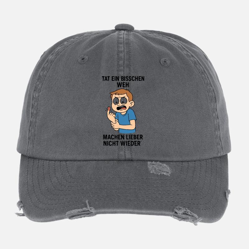 Ne souffre plus, garçon de dessins animés Casquette vintage effet usé Flexfit