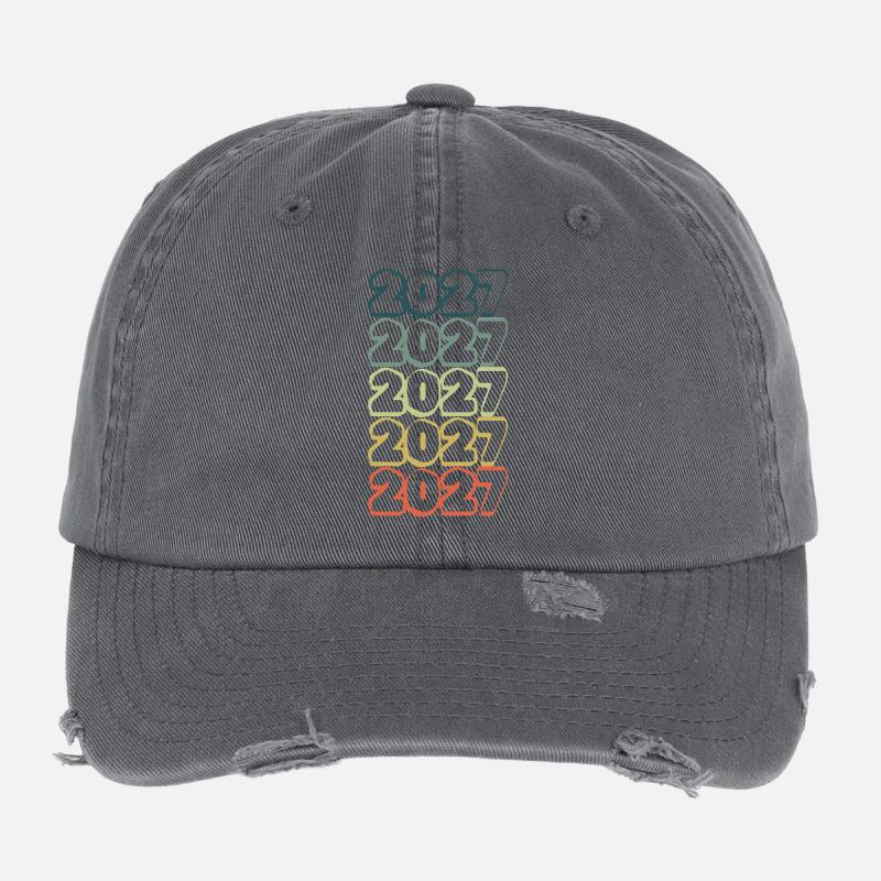 2027 Flexfit Vintage Destroyed Cap