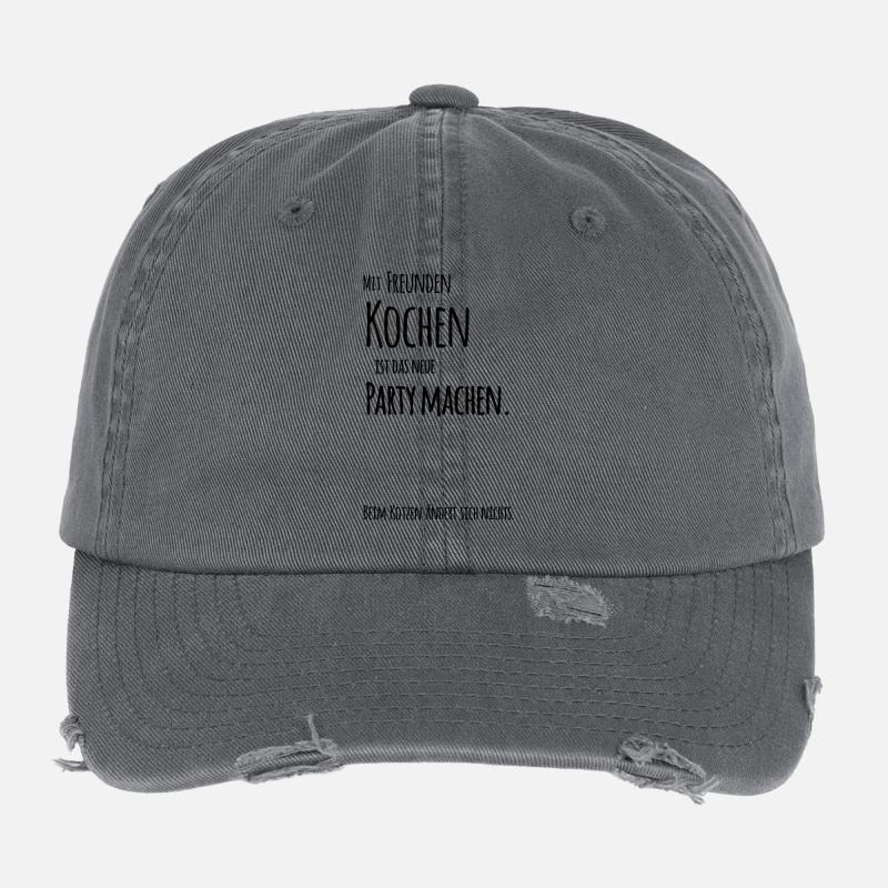 Cuisiner entre amis Casquette vintage effet usé Flexfit