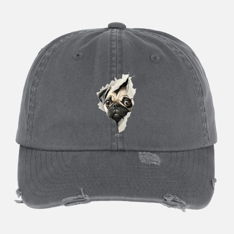 Carlin Casquette vintage effet usé Flexfit