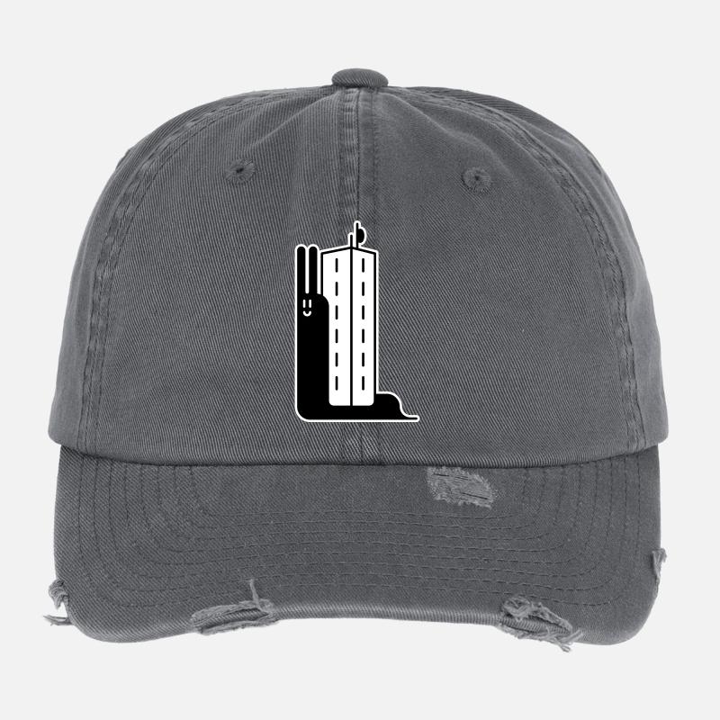 Escargot de bloc Casquette vintage effet usé Flexfit