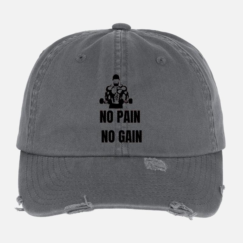 On n’a rien sans rien Casquette vintage effet usé Flexfit