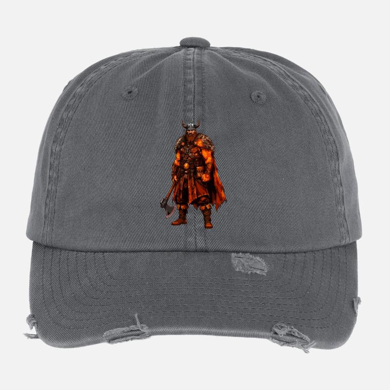 Wikinger Krieger Flexfit Vintage Destroyed Cap