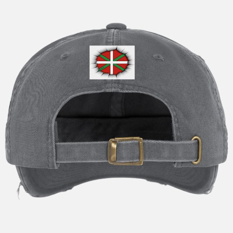 Basque zipper Flexfit Vintage Destroyed Cap