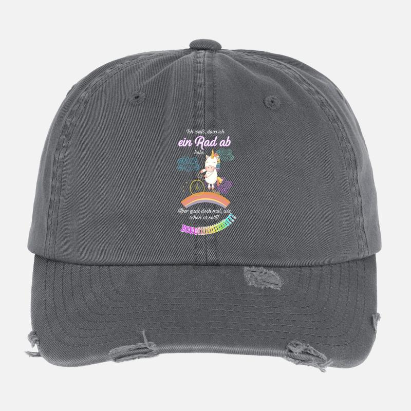 Ich hab ein Rad ab! Flexfit Vintage Destroyed Cap