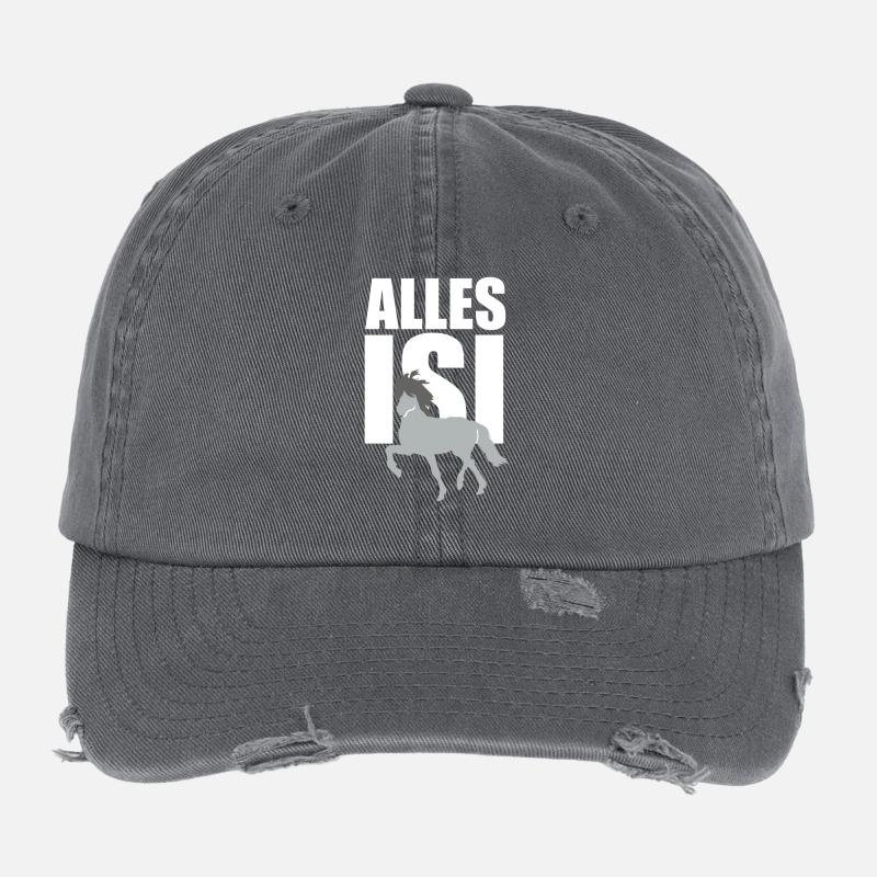 ALLES ISI Flexfit Vintage Destroyed Cap