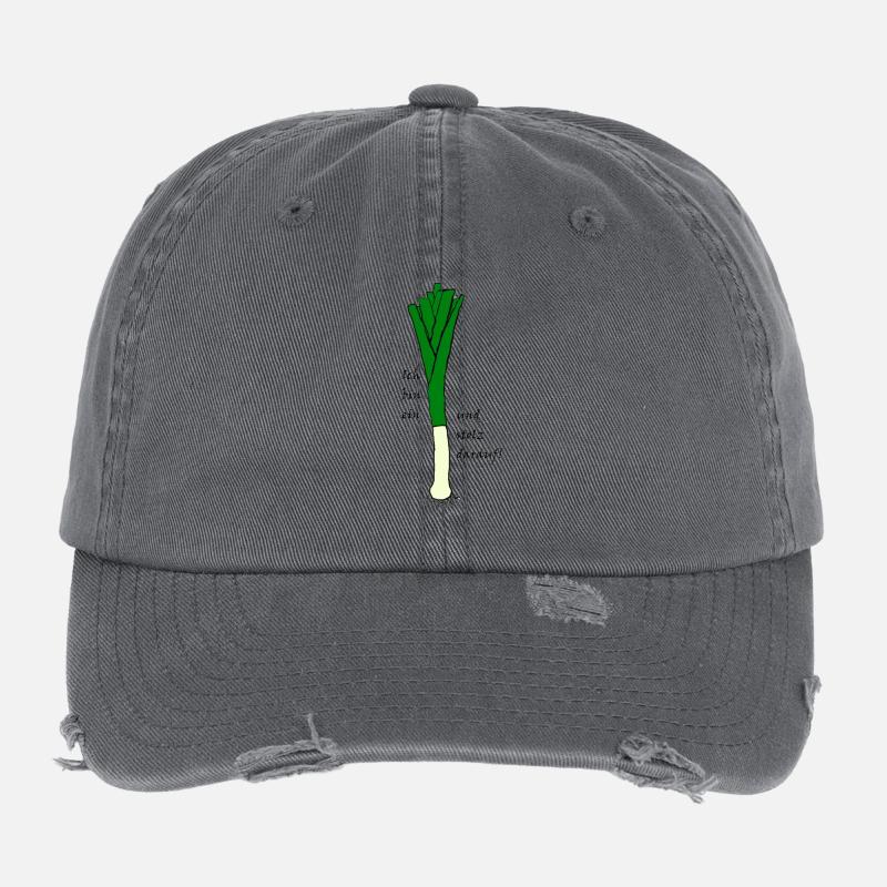 leek Flexfit Vintage Destroyed Cap